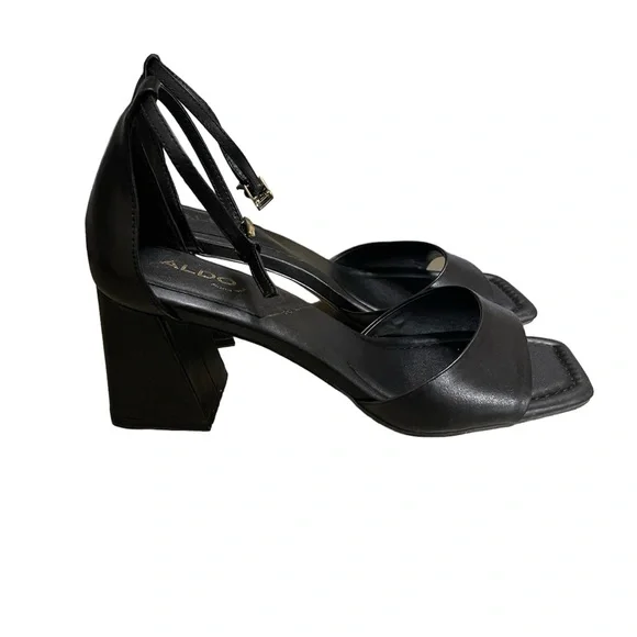 Aldo | Shoes | Aldo Safdie Ankle Strap Block Square Heels  display picture 1